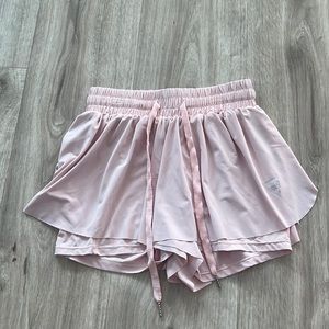Pink Butterfly shorts/skirt